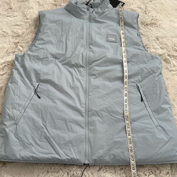 Rains Unisex Fuse Vest Sky Size L - Picture 6 of 14